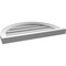 Ekena Millwork Round Top Surface Mount PVC Gable Vent: Functional, w/ 2"W x 2"P Brickmould Sill Frame, 24"W x 16"H GVPRT24X1603SF - alternate 2